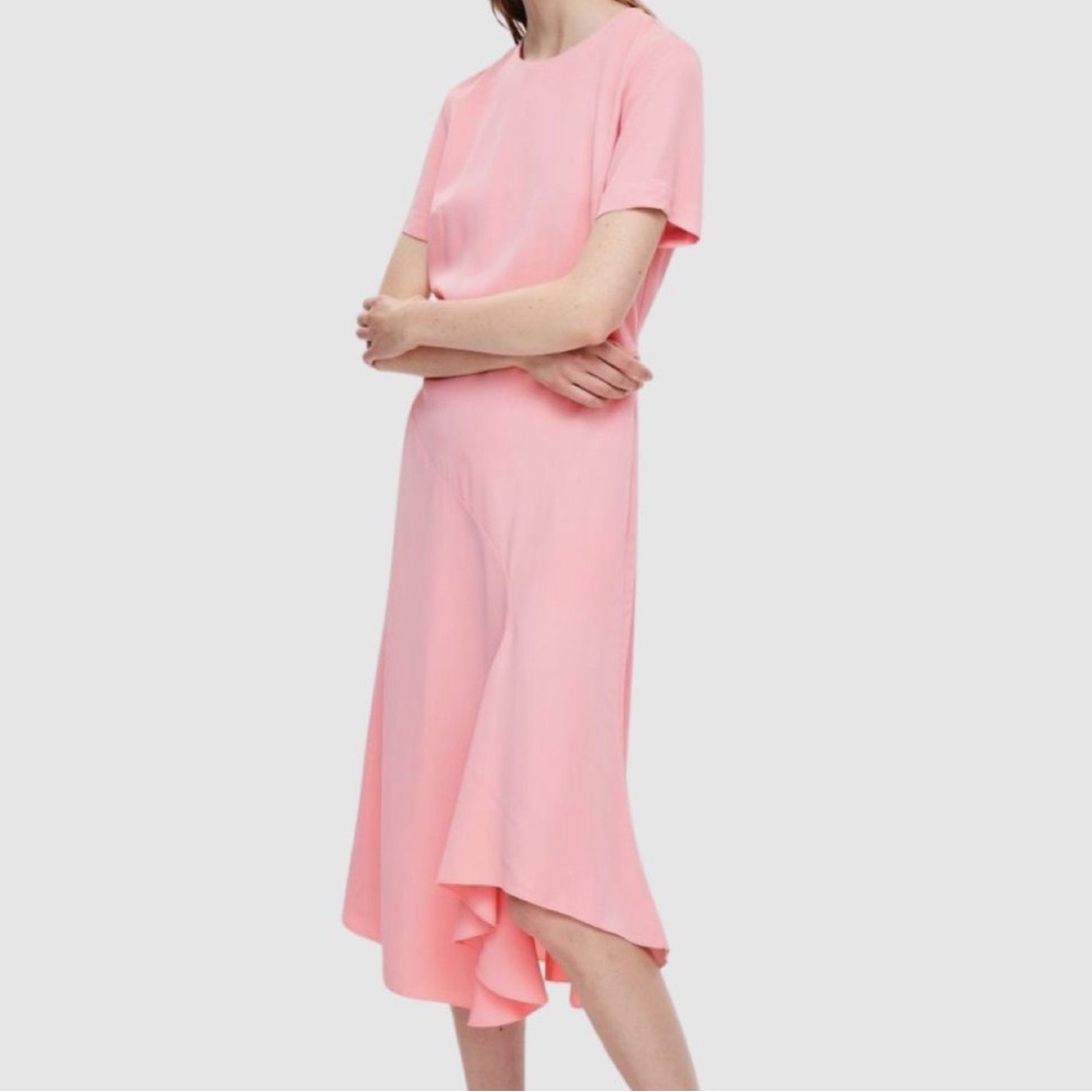 COS Soft Pink Midi Dress